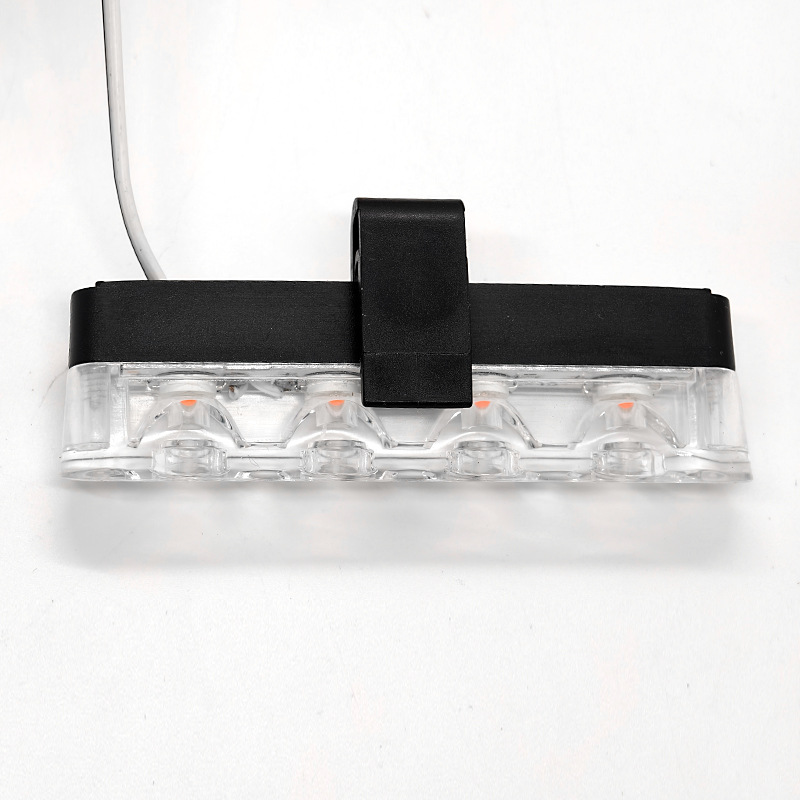 Cross-Border Car and Truck Modification Wireless Remote Control One-To-Four 16Led Grille Decorative Strobe Warning Light