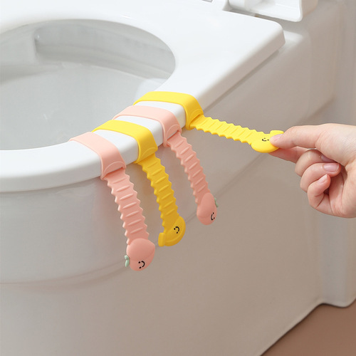 Factory direct supply of silicone toilet lid lifter, handle handle to remove toilet seat, toilet accessories, sanitary handle wholesale