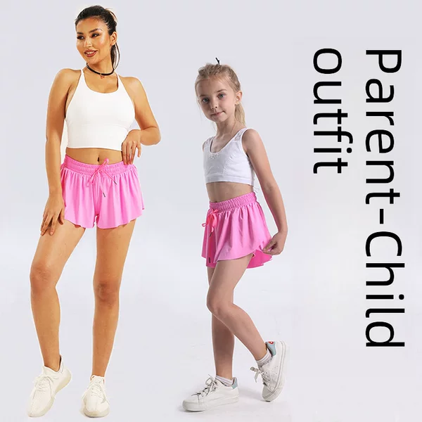 Cross-Border New Outdoor Sports Running Yoga Clothing Hot-Selling Fitness Tennis Skort Amazon Pocket Shorts for Women