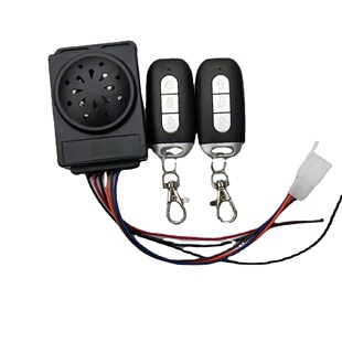 Electric car anti-theft lock alarm remote control battery car 36/4/64/72 tricycle anti-theft lead-acid car integrated
