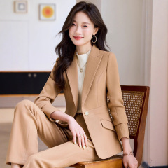 职业套装女秋冬2025新款时尚洋气高级感御姐西装两件套气质工作服