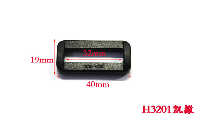 Venta directa de fábrica de hebillas cuadradas de plástico en blanco y negro en stock, hebillas rectangulares, hebillas de dos niveles, hebillas de ajuste para correas, hebillas de plástico a presión.