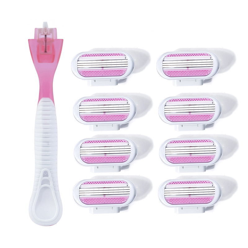 Jifuli Manual Razor 3-Layer Women's Shaving Blade Set Leg Hair and Armpit Hair Remover Wholesale Jifuli Manual Razor 3-Layer Women's Shaving Blade Set Leg Hair and Armpit Hair Remover Wholesale