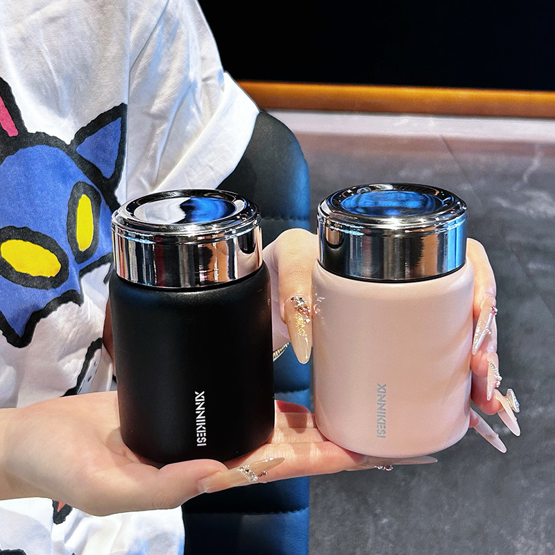 新款迷你保温杯女水杯高颜值316不锈钢随行口袋杯小容量焖烧杯|undefined
