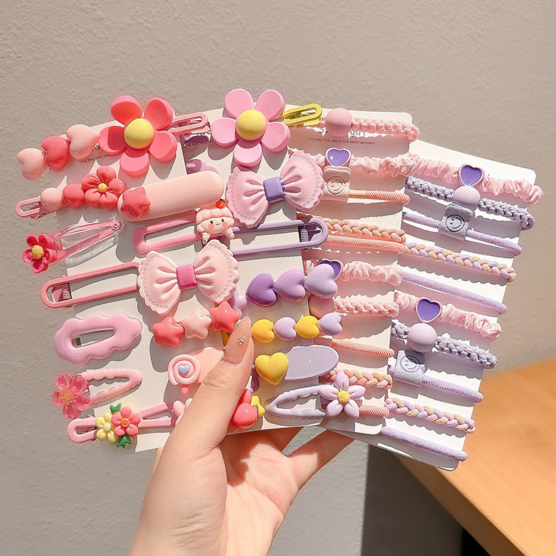 2024 nuevo clip BB de color lindo clip de cabello de boca de pato chica lateral clip de frange para niños tocado tarjeta de cabello rotura