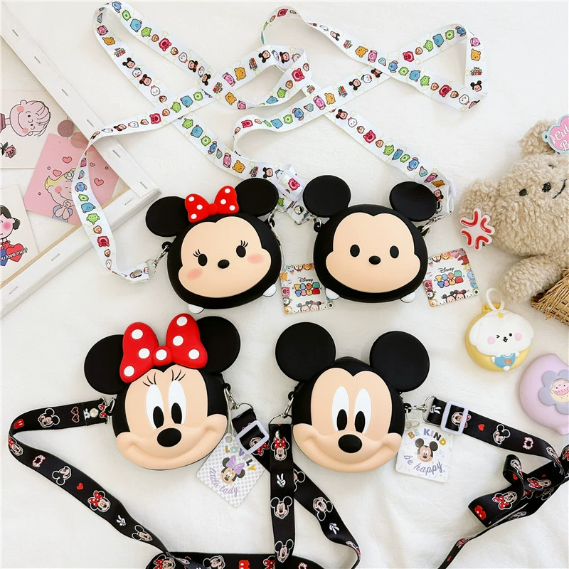 Children's shoulder bag, one-shoulder bag, cartoon wallet, card holder, silicone lipstick, purse, wholesale