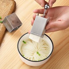 菊豆腐刀304ステンレス製文思豆腐diy金型菊豆腐糸切り刀キッチンガジェット