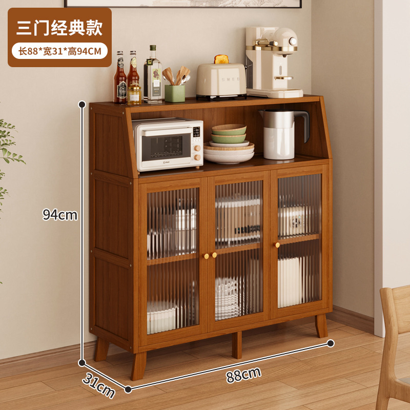 Gabinete de comedor de cocina sala de estar contra la pared armario todo en uno armario armario de piso armario de almacenamiento de café armario de té armario de almacenamiento