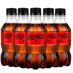 可口可乐碳酸饮料迷你罐无糖可乐 300ml*6瓶