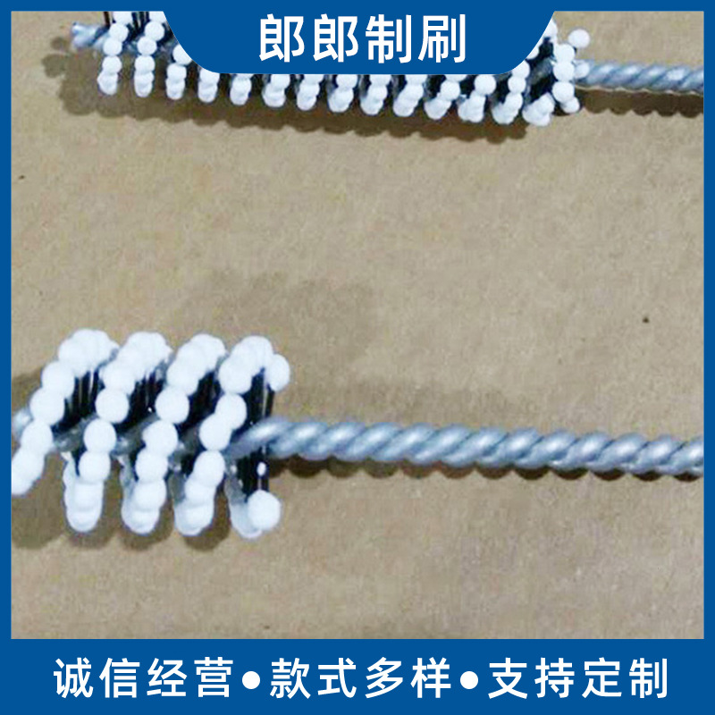 厂家可订 制球头刷 绗磨磨料球刷 缸体去毛刺毛刷内孔刷