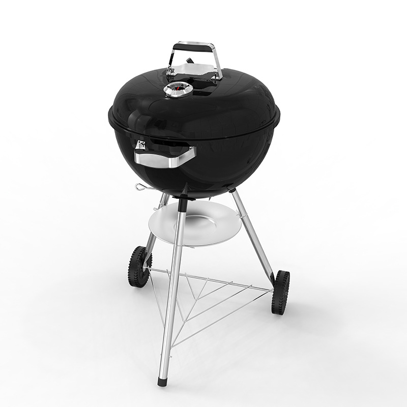 Spot 18,5 pulgadas esmalte brillante de alta calidad engrosado horno de manzana redondo americano horno de barbacoa de camping parrilla de carbón