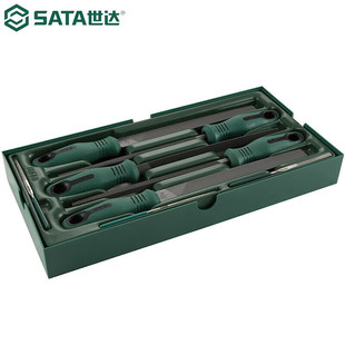 Sata 09910 Tool Tray - File Set 8 Pieces 375×185×45mm (Plastic Tray) 1