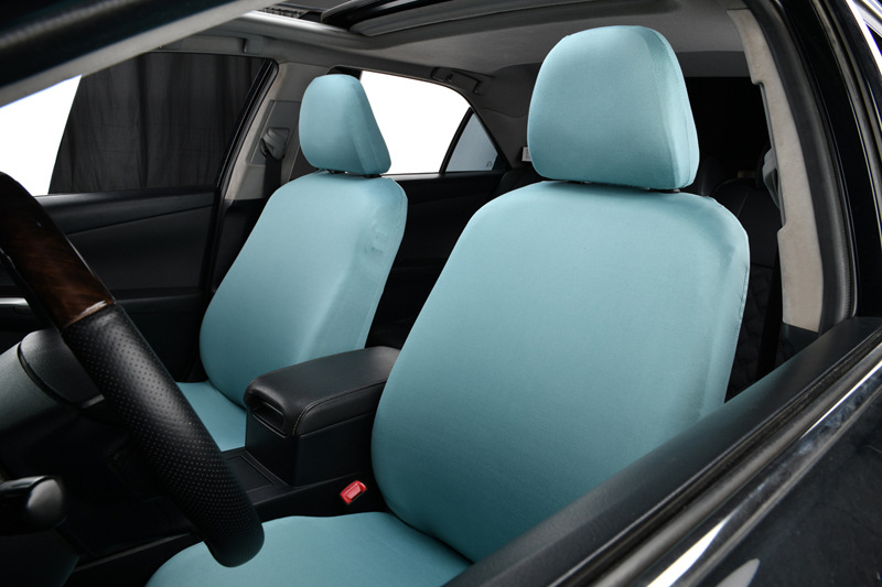 Elastic full-cover fabric seat cover for ride-sharing vehicles, waterproof, suitable for both driver and passenger seats, with elastic edges