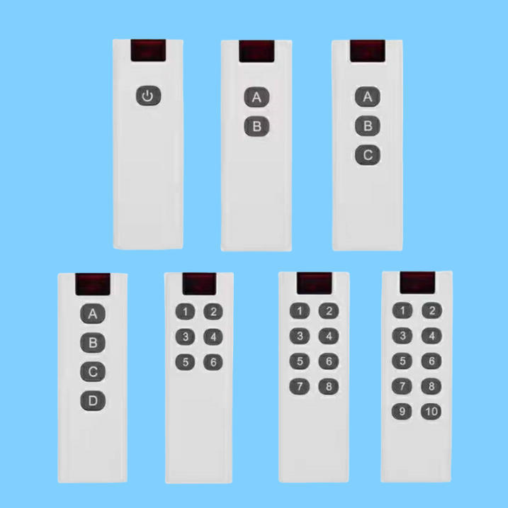 供应大功率1234键学习码固定码1527芯片RE发射管无线遥控器