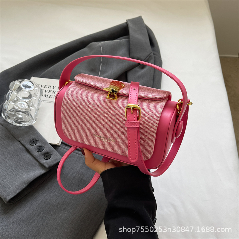 Nueva bolsa de lujo ligera, estilo nacional, estilo de alta calidad, estilo de fragancia, bolsa de hombro para mujeres, estilo universal