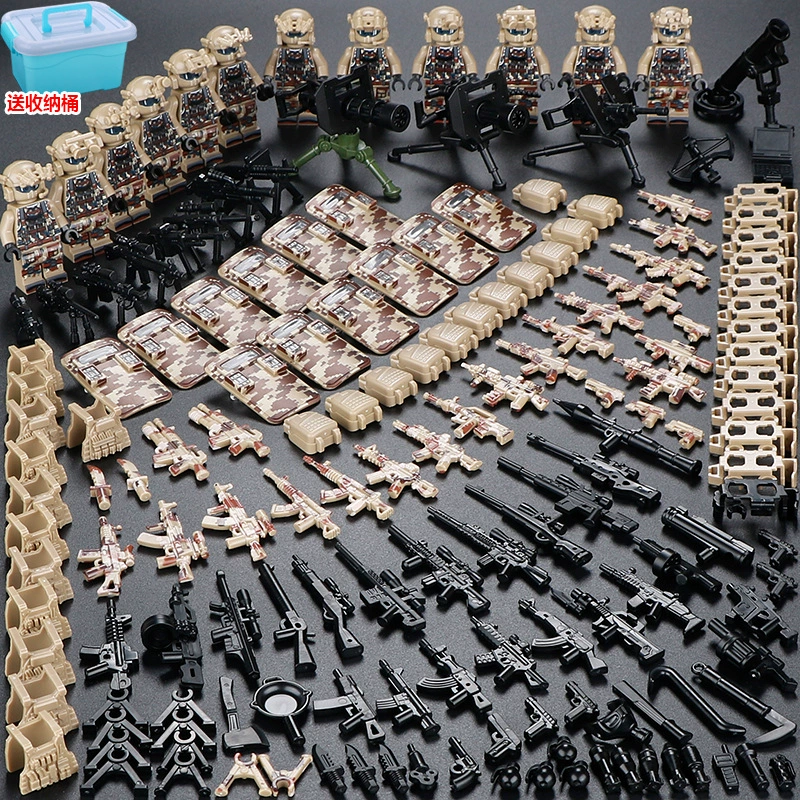 Конструктор с минифигурками (Lego) — военные и полиция, солдаты, техника и аксессуары, наборы