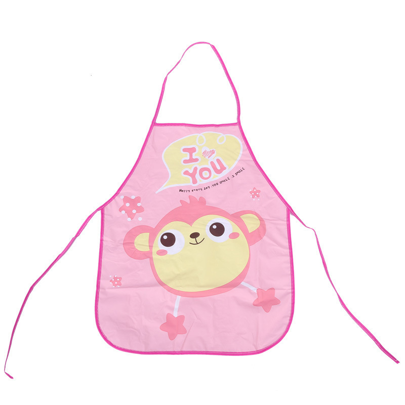 子供の漫画のエプロンの防水のよだれの赤ちゃんの絵のカバーの赤ちゃんの子供の袖なしの小さいよだれかけのセット|undefined