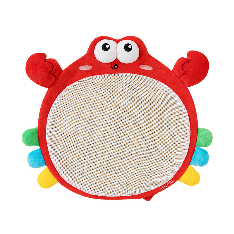 Juguete educativo temprano para bebés, ayuda para dormir, muñeco relajante, bolsa de frijoles para apretar con los pies para terapia de calor.