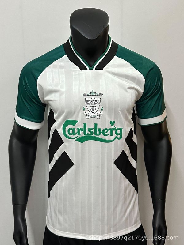 サッカーユニフォームクラブリバプールレトロホームチャンピオンズリーグバージョンレアルマドリードホームジャージクラシックレトロサッカーユニフォーム|undefined