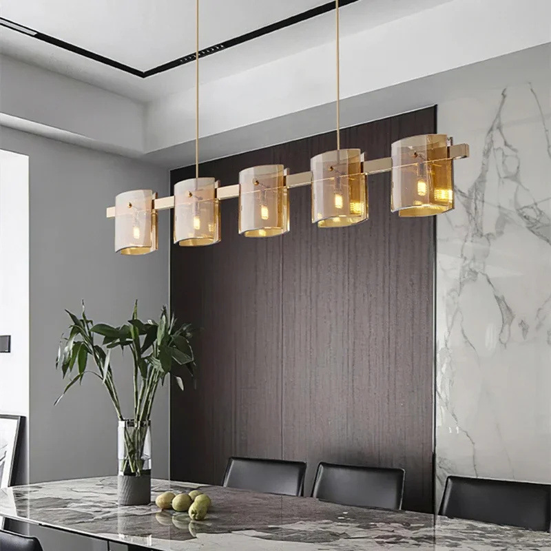 Modern glass ceiling lamp