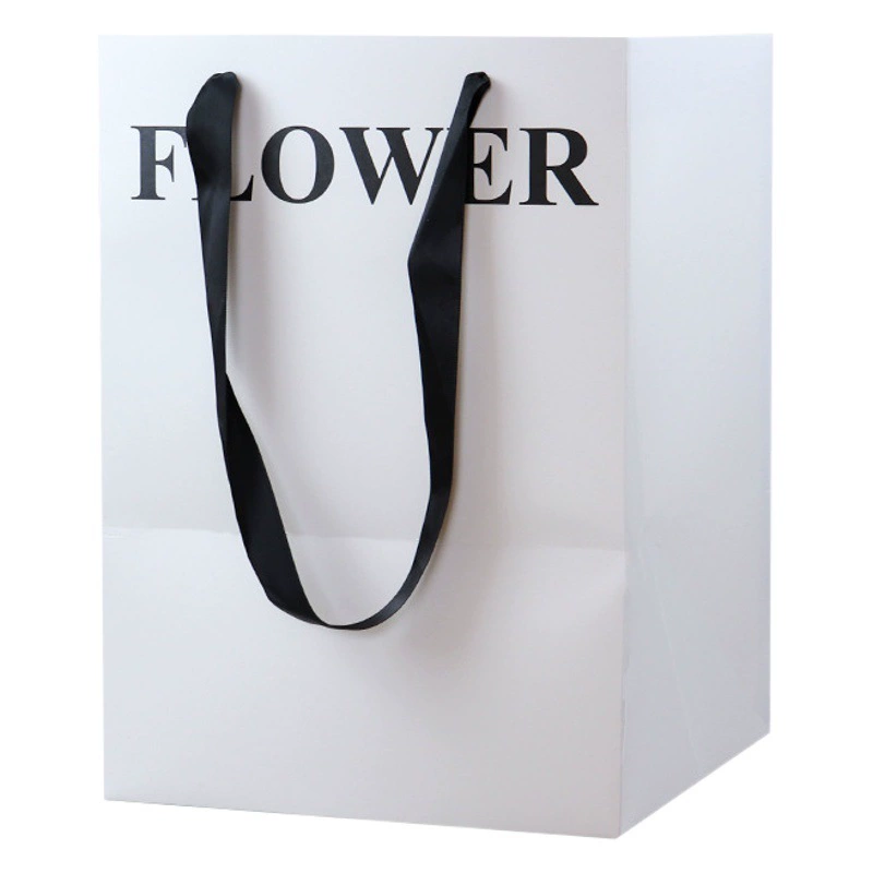 Новая буква цветочная упаковка сумка утолщение минималистский фестиваль букет упаковка подарочный пакет оптом День Святого Валентина