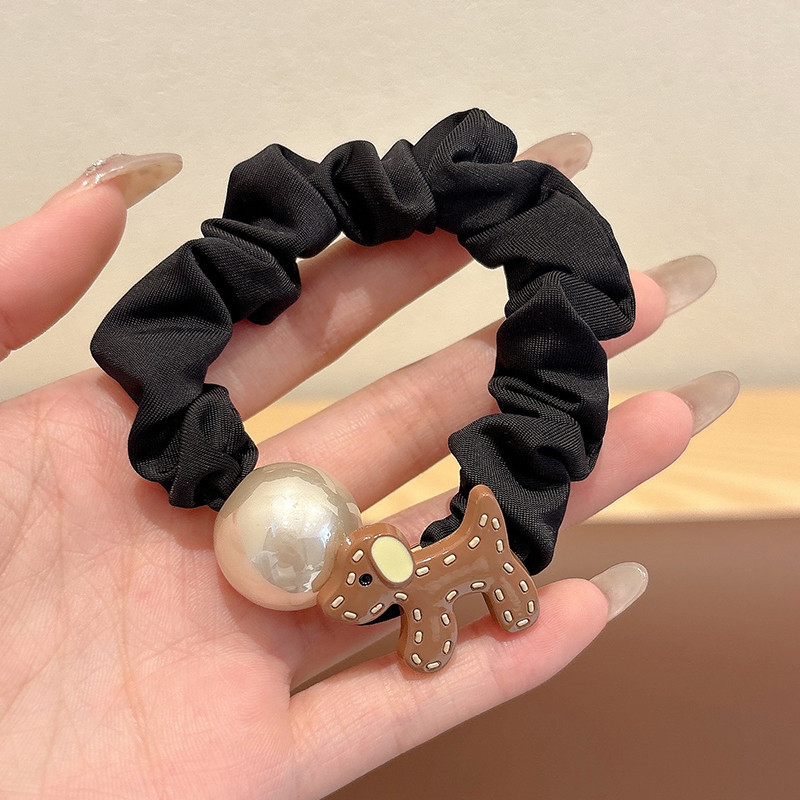 Cuerdas de cabello de alta elasticidad sin costura, anillo de cabello de cola de caballo, cuerdas de cabello de correa femenina, cuerdas de cabello de bola simple, cubierta de cuero cabelludo