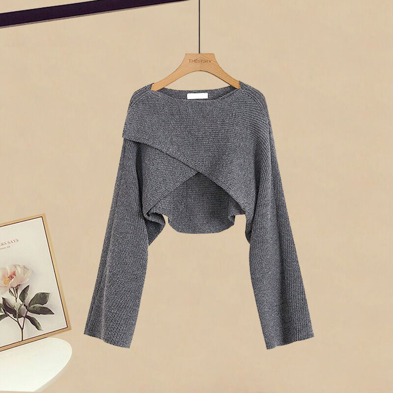 Îmbrăcăminte pentru femei, pulovere elegante cu pantaloni largi, slim, casual_voghion.com