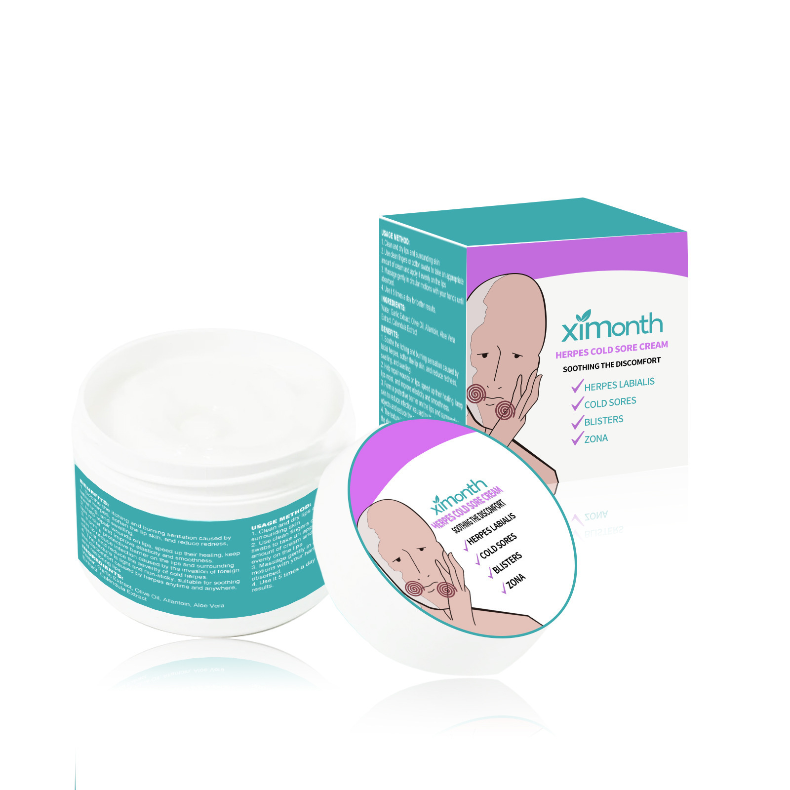 Ximonth care cream can lighten lip lines, prevent dryness cracking, remove dead skin, moisturize and repair wi_voghion.com