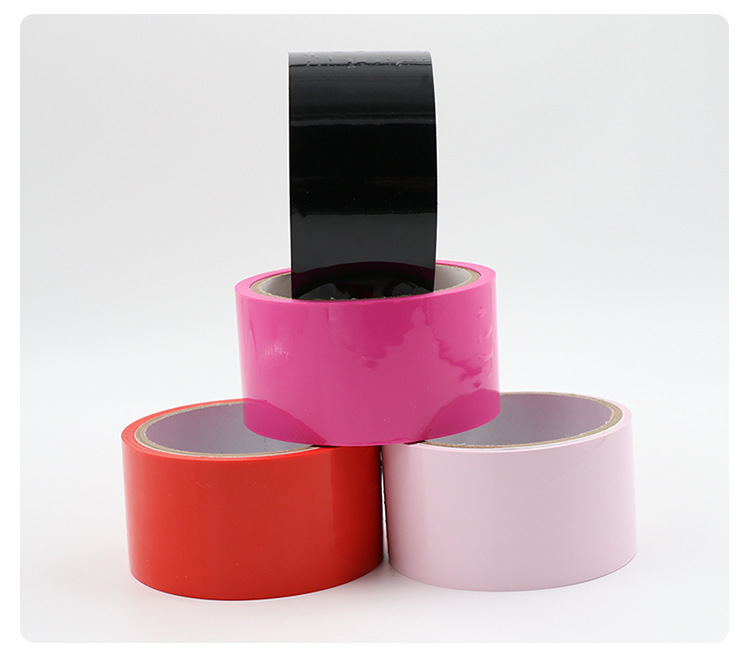 Electrostatic Bondage Tape for Couples, Red, 10 m x 5 cm, Glue-Free PP Restraint Tape — detail image 24
