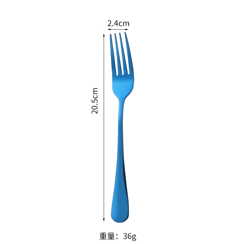 Juego de cuatro piezas de cocina occidental de hotel dorado cuchillo, tenedor y cuchara Transfronterizo 1010 traje de vajilla de acero inoxidable cuchillo, tenedor y cuchara