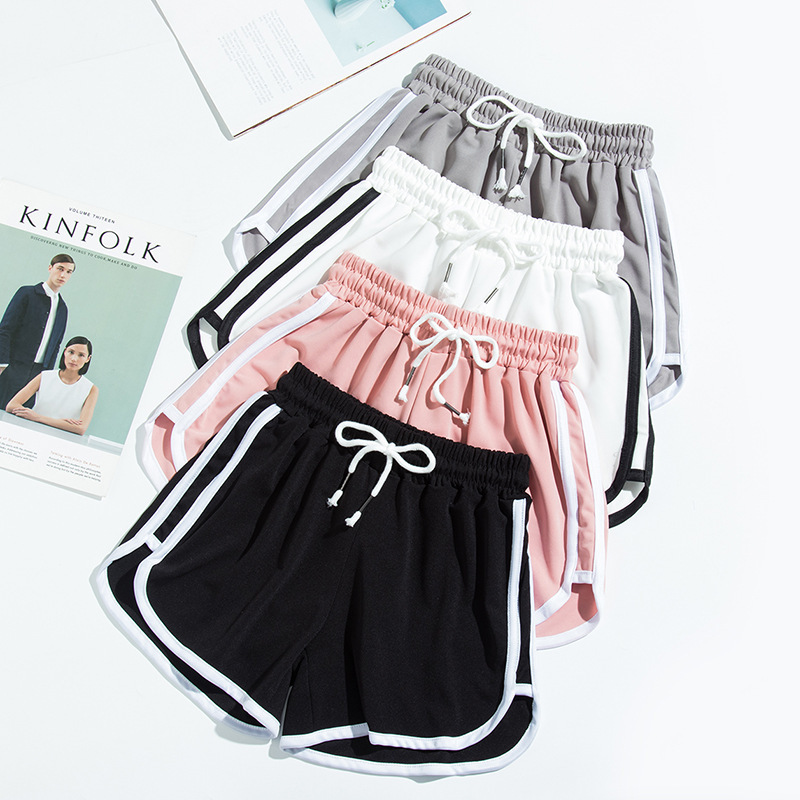 Sports Shorts Women's Summer Running Quick-drying Loose Outer Wear High Waist ins Trendy Wide Leg Fitness Pajama Pants Plus Size Casual Pants