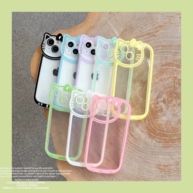 Hello Kitty, hello kitty, совместимый чехол для телефона с мультфильмом, линза, iPhone