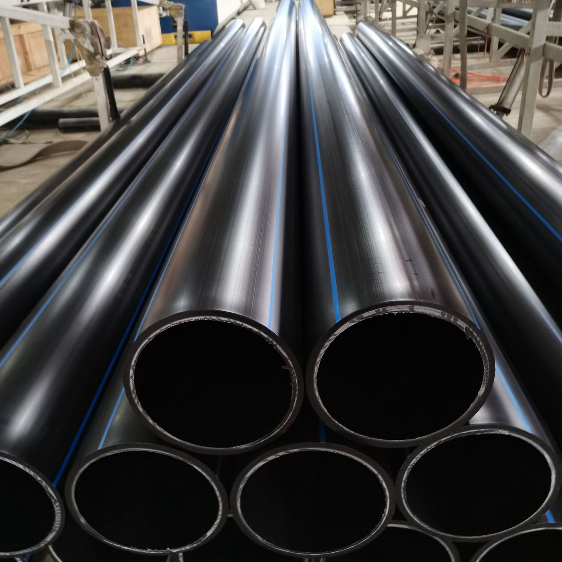 HDPE钢丝网骨架复合管给水管消防管道pe地埋给水管