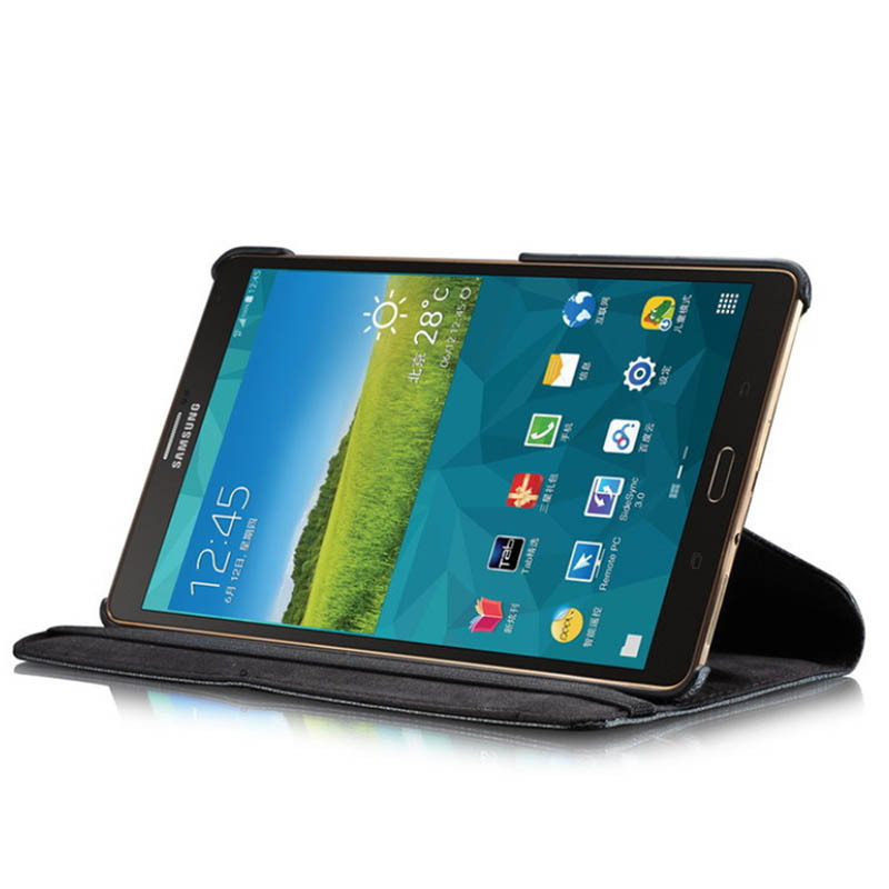 现货适用于三星Galaxy Tab S 8.4 T700 T705平板皮套旋转保护套壳
