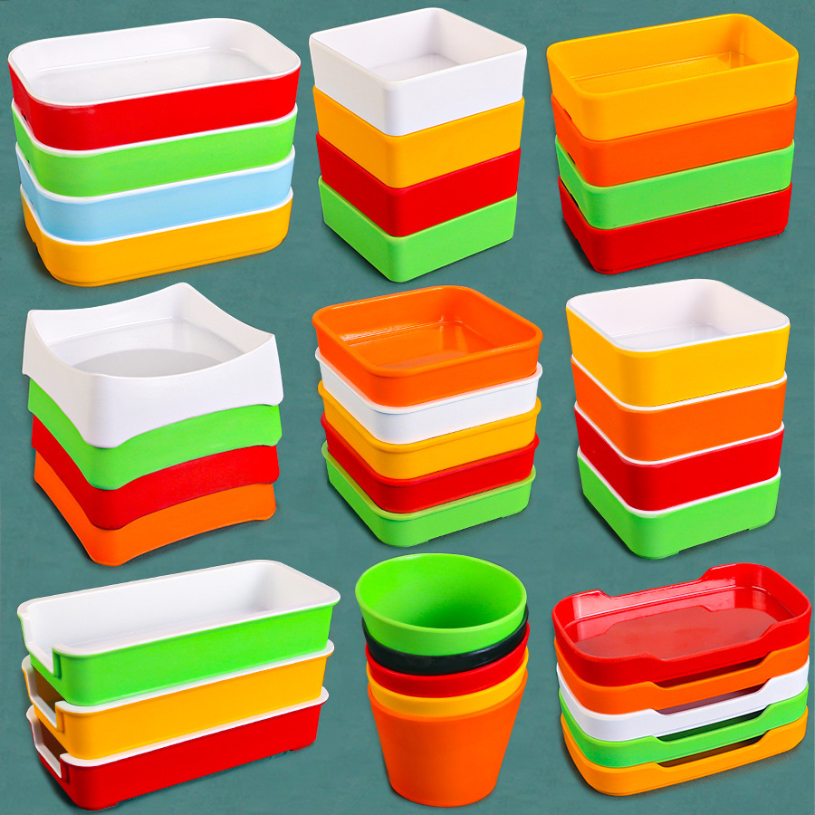 창작 냄비 멜라민 식기 바베큐 특제 반찬 접시 플라스틱 끈 향 선택 셀프 서비스 소 해산물 요리