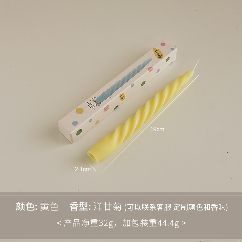 Espiral de cera de incienso nicho de alto nivel de alta calidad regalo de mano regalo transfronterizo cera larga adornos de perfume hechos a mano