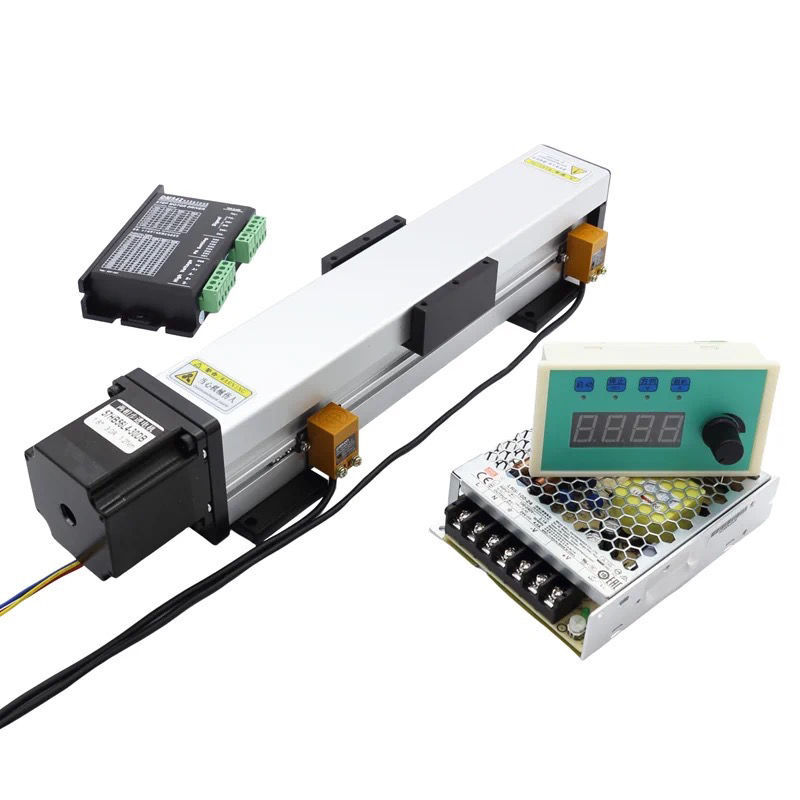 直线滑台模组套装密封精密滚珠丝杠导轨线性数控十字滑台CM40