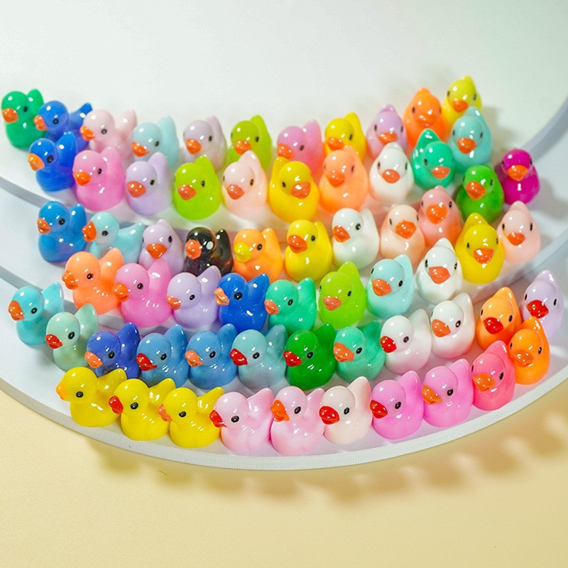 작은 오리 단색 혼합