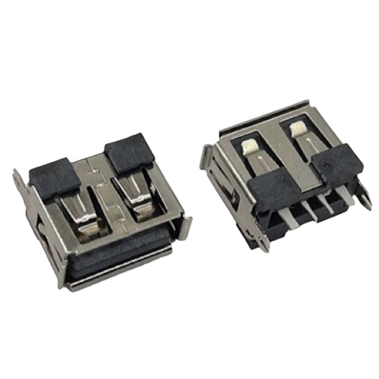 立式USB母座大功率5A  插件大电流USB插座  立式大电流USB接口