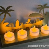 Трансграничная горячая продажа подсвечник TEMU складной металлический подсвечник Amazon ретро подсвечник Хэллоуин Рождественский подсвечник