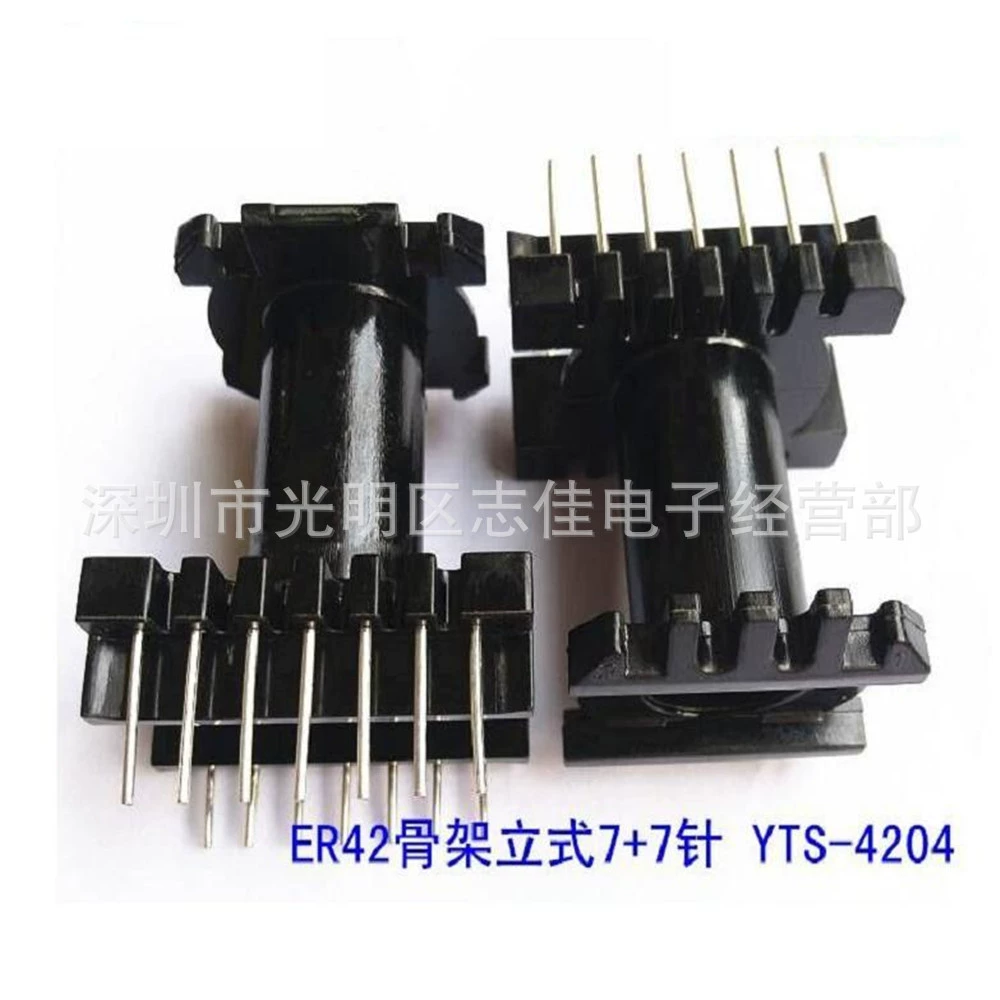 Каркас трансформатора ER42 Каркас связи с усиленной перегородкой ER42 Каркас источника питания Вертикальный каркас 7+7 S 4204