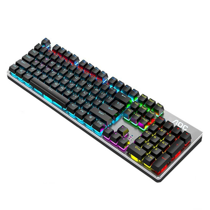 Игровая сетка GK410 e-sports проводной зеленый скролл ноутбук настольный компьютер 104 клавиш механическая клавиатура
