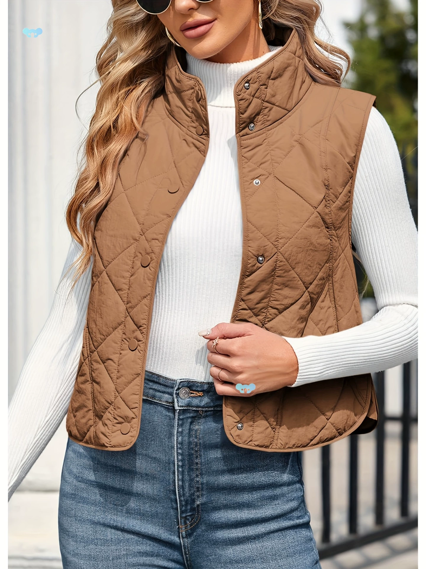 Женский стеганый пуховик оверсайз для кросс-граничной доставки