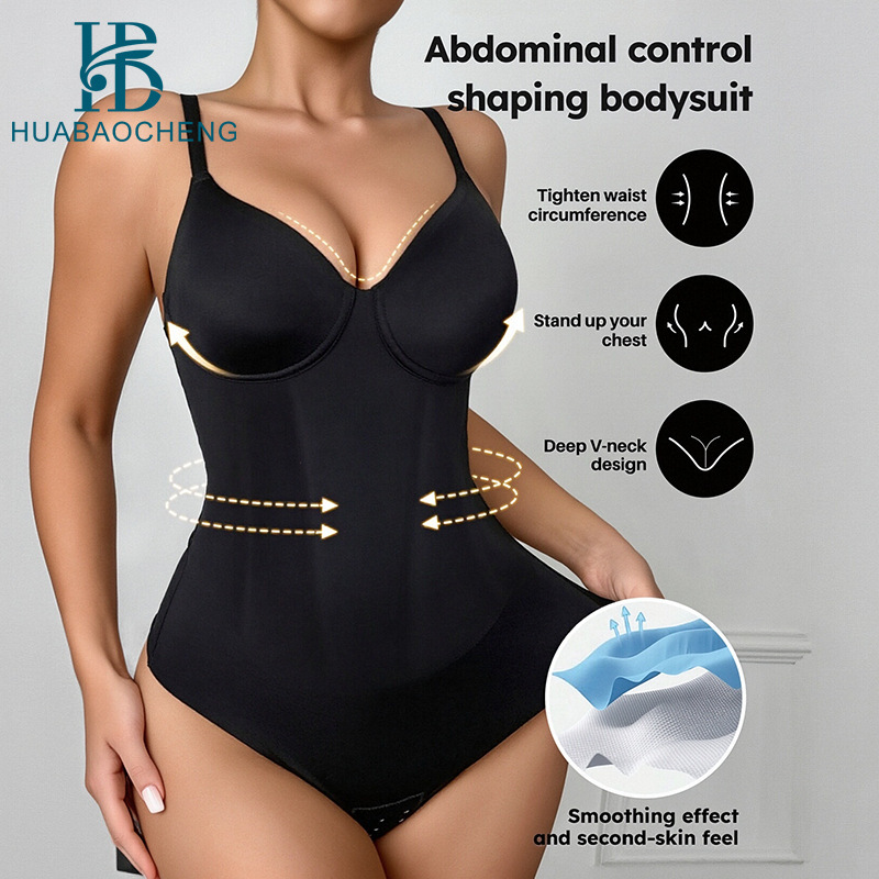 Cross-Border E-Commerce Popular One-Piece Body Shaping Clothing, Full-Body Strong Compression Shaping One-Piece Bodysuit, Foreign Trade New Source Manufacturer