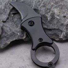 户外高硬度爪子折叠小刀便携钥匙扣刀爪子刀开箱刀迷你折叠水果刀