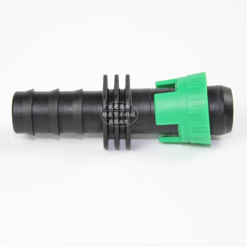 Conector Recto para Cinta de Riego por Goteo 16mm a Tubo PE 16mm Conexión Fácil