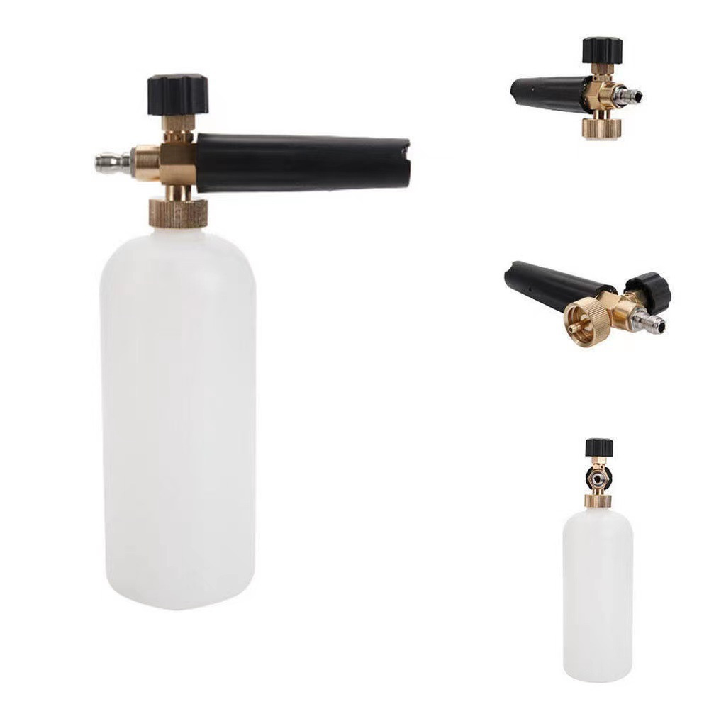 High-pressure washer PA pot universal spray gun, household high-pressure car washer nozzle, PA foam pot, complete set of spray pots for cars