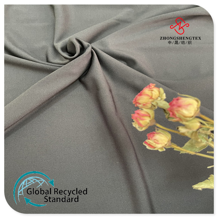 RPET150D针织汗布 RPET运动服装T恤里布仿棉布料涤纶口袋面料