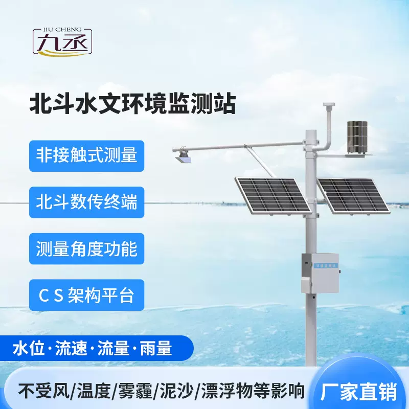 水文监测站江河湖泊河道库防洪水位水雨情雷达监测流量流速计监测
