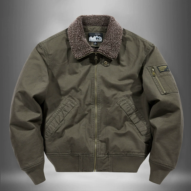 Winter velvet keep warm men's cotton down jacket, oversize